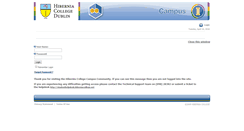 Desktop Screenshot of campus.hiberniacollege.net