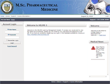 Tablet Screenshot of pharmmed.hiberniacollege.net