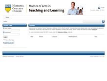 Tablet Screenshot of matl.hiberniacollege.net
